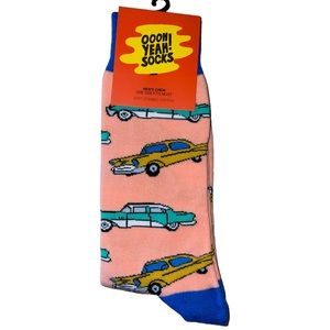 NWT Oooh Yeah! Classic 50’s Cars Socks
